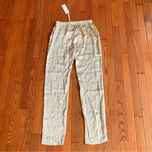 AREA NYC Allegra Gold Silk Pant 6 / Small - Medium - Picture 3 of 3